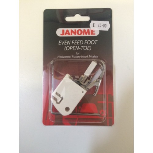 janome-even-feed-foot-open-toe